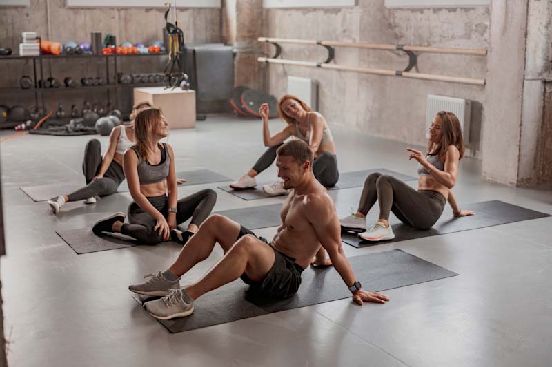 Fitness instruction, like that shown in this file photo, is a specialization of personal training. Learn more at EliteTrainr.com.