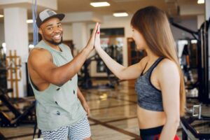 Here are two happy personal trainers after reading 7 Tips for Creating Killer Workouts with Elite Trainr. Learn more about creating workouts for your clients at EliteTrainr.com.
